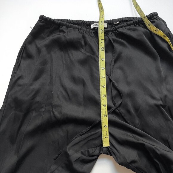 Buck Mason Duskdream Satin Pull On Pant Black Size Medium NEW NWT - Picture 6 of 7